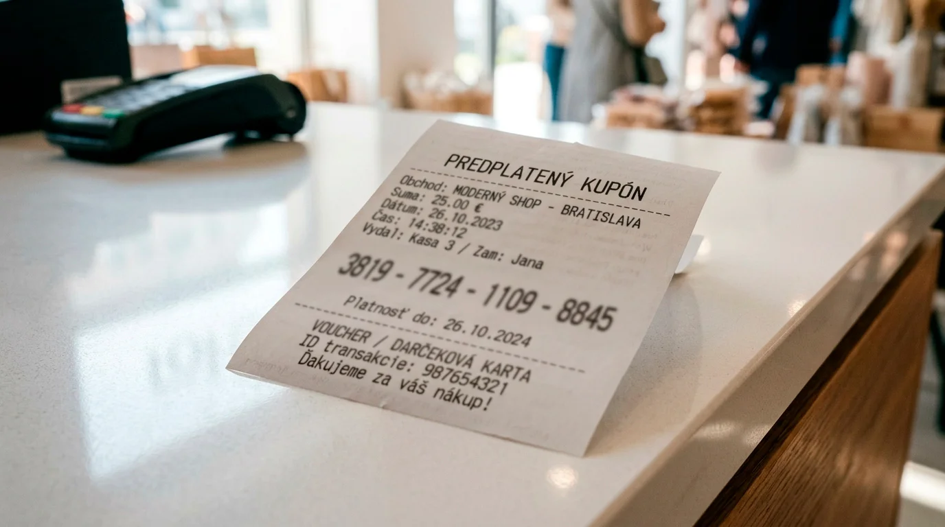 Paysafecard voucher s 16-cifrovým PIN kódom pre vklad do slovenskej stávkovej kancelárie